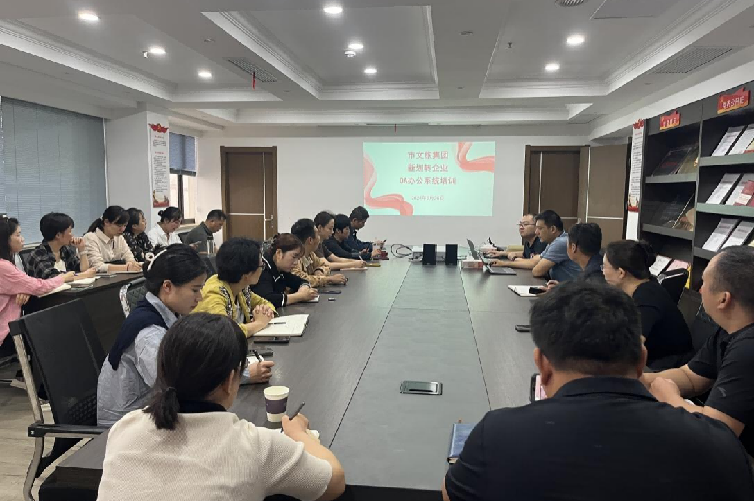 市文旅集團(tuán)組織召開新劃轉(zhuǎn)企業(yè)OA系統(tǒng)操作培訓(xùn)會